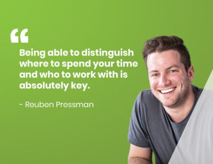 Podcast with Reuben Pressman: Your Passion Makes a Difference